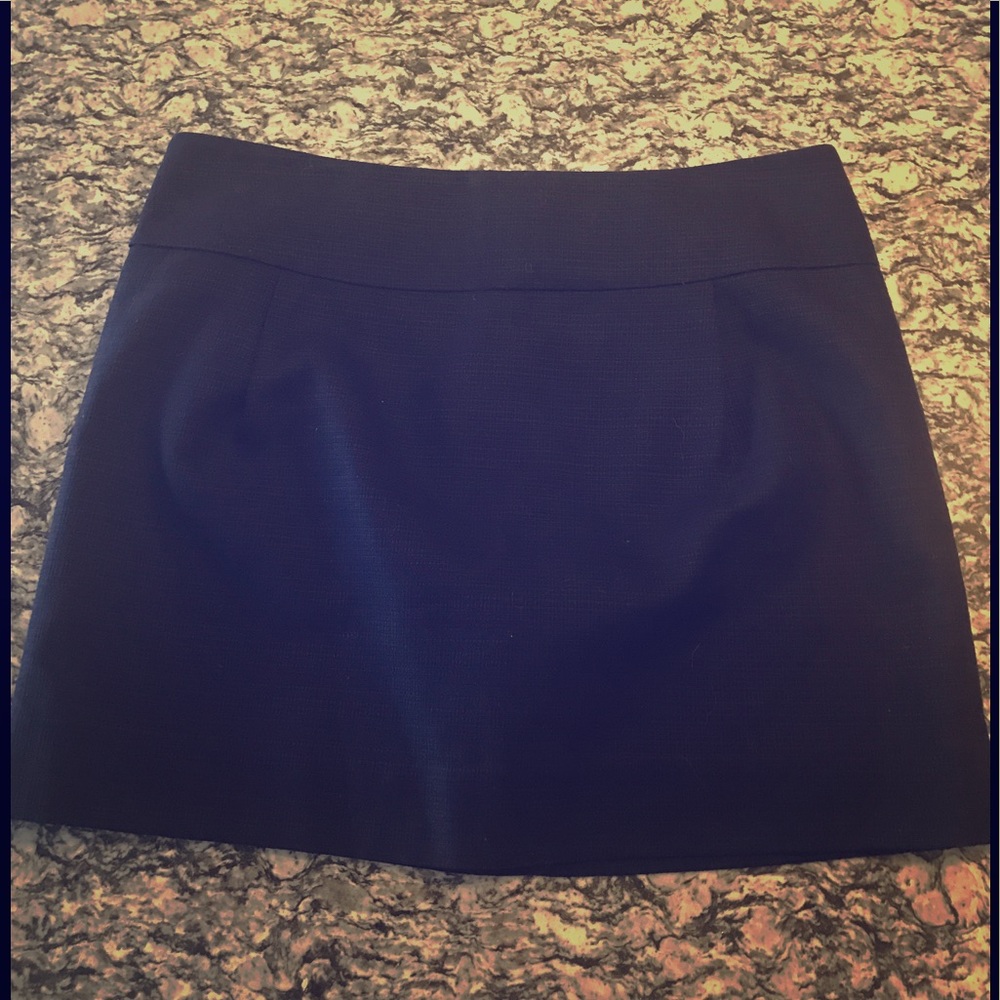 J Crew Factory Navy Blue Skirt